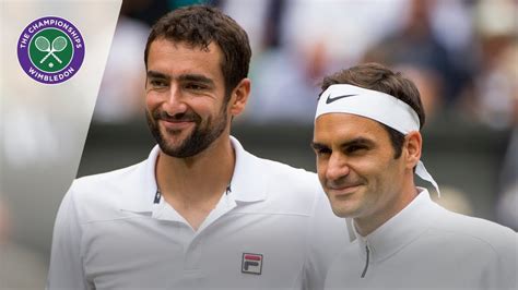 2016 wimbledon men's singles|Roger Federer vs Marin Cilic .